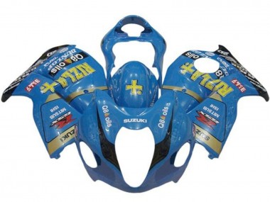 Descuento Carenados Moto Suzuki GSXR 1300 Hayabusa 1996-2007 - Azul Oro Negro Rizla