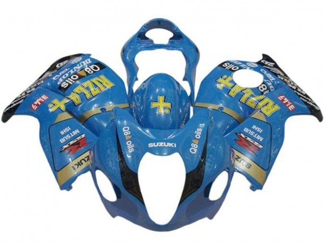 Descuento Carenados Moto Suzuki GSXR 1300 Hayabusa 1996-2007 - Azul Oro Negro Rizla