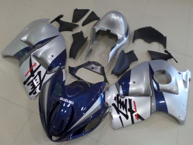 Descuento Carenados Moto Suzuki GSXR 1300 Hayabusa 1996-2007 - Plata Azul Oscuro
