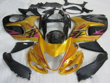 Descuento Carenados Moto Suzuki GSXR 1300 Hayabusa 1996-2007 - Oro Negro Rosa