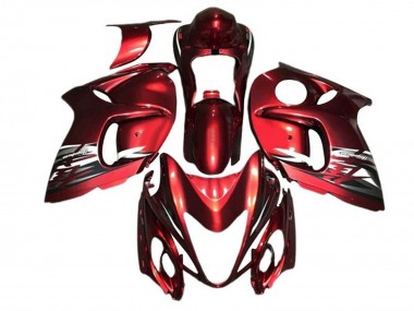 Descuento Carenados Moto Suzuki GSXR 1300 Hayabusa 2008-2020 - Rojo Plata Blanco