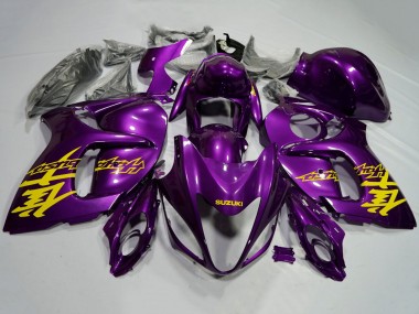 Descuento Carenados Moto Suzuki GSXR 1300 Hayabusa 2008-2020 - Púrpura Amarillo