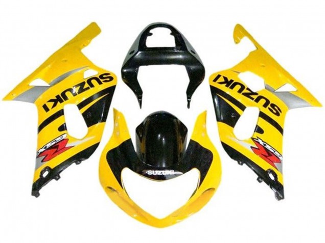 Descuento Carenados Moto Suzuki GSXR1000 2000-2002 - Amarillo Gris Negro