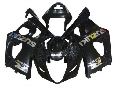 Descuento Carenados Moto Suzuki GSXR 1000 2003-2004 - Negro Brillante Chrome