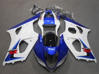 Descuento Carenados Moto Suzuki GSXR 1000 2003-2004 - Blanco Azul Negro Rojo