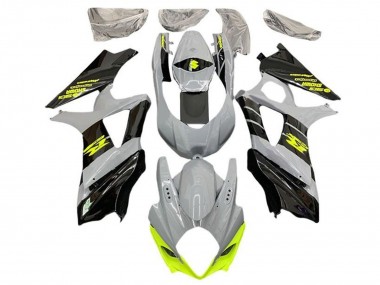 Descuento Carenados Moto Suzuki GSXR 1000 2005-2006 - Gris Negro Neon Amarillo