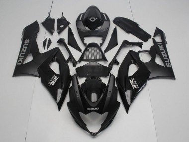 Descuento Carenado Moto Suzuki GSXR 1000 2005-2006 - Negro Brillante Negro Mate