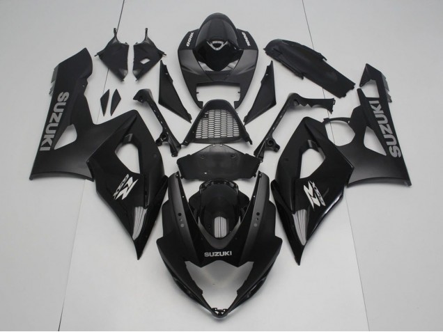 Descuento Carenado Moto Suzuki GSXR 1000 2005-2006 - Negro Brillante Negro Mate