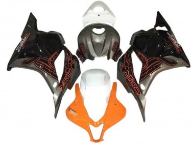 Descuento Carenados Moto Suzuki GSXR 1000 2005-2006 - Naranja Plata Negro Blanco