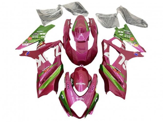 Descuento Carenados Moto Suzuki GSXR 1000 2005-2006 - Rosa Verde