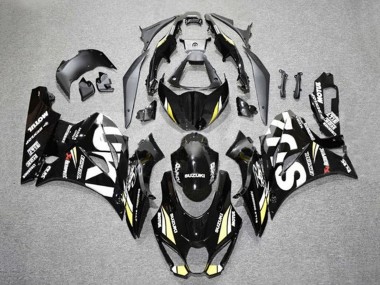Descuento Carenados Moto Suzuki GSXR1000 2017-2024 - Negro Blanco Amarillo