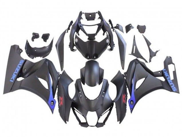 Descuento Carenados Moto Suzuki GSXR1000 2017-2024 - Negro Mate Azul