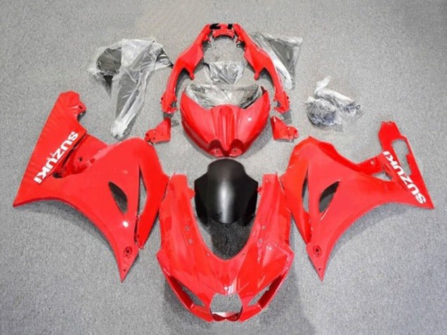 Descuento Carenados Moto Suzuki GSXR1000 2017-2024 - Rojo Blanco Negro Mate