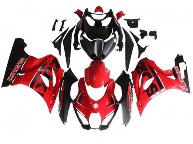 Descuento Carenado Moto Suzuki GSXR1000 2017-2024 - Rojo Negro