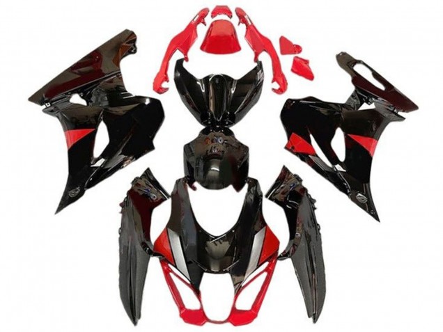 Descuento Carenados Moto Suzuki GSXR1000 2017-2024 - Negro Rojo Gris