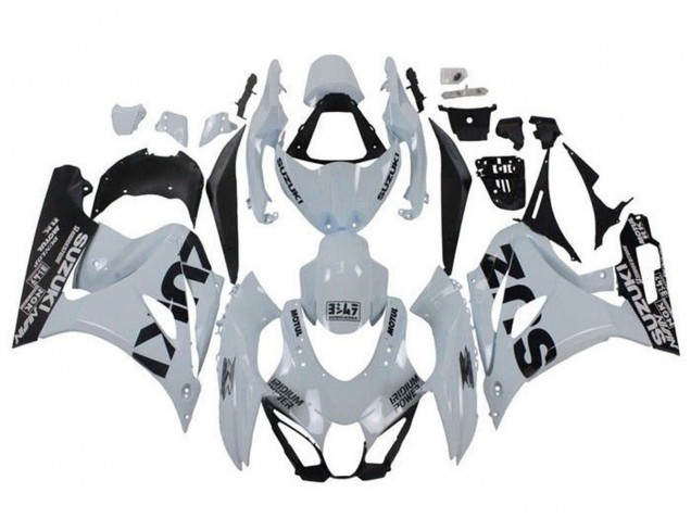 Descuento Carenados Moto Suzuki GSXR1000 2017-2024 - Blanco Negro