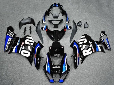 Descuento Carenados Moto Suzuki GSXR1000 2017-2024 - Negro Azul Blanco