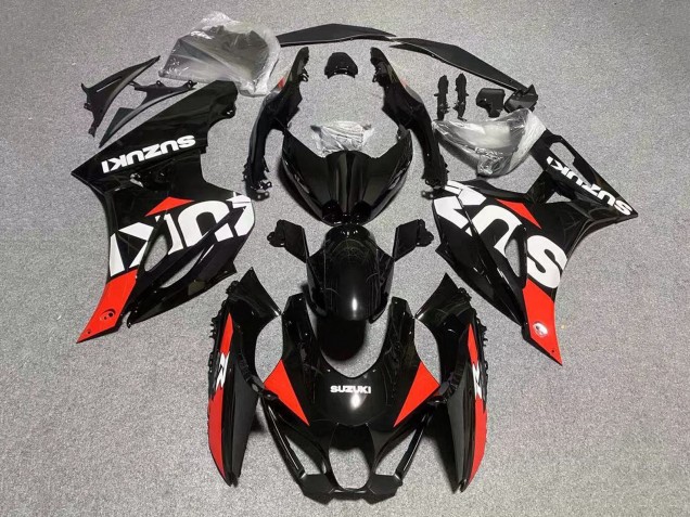 Descuento Carenados Moto Suzuki GSXR1000 2017-2024 - Negro Rojo Blanco