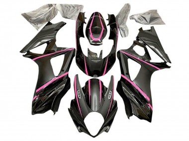 Descuento Carenados Moto Suzuki GSXR 1000 2007-2008 - Negro Mate Rosa