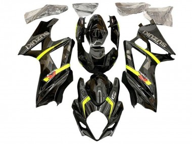 Descuento Carenados Moto Suzuki GSXR 1000 2007-2008 - Negro Amarillo Rojo Gris