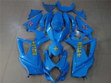 Descuento Carenados Moto Suzuki GSXR 1000 2007-2008 - Azul Oro Rizla