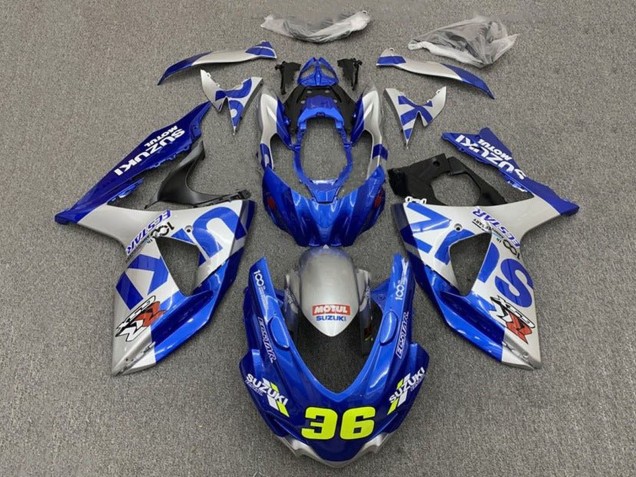 Descuento Carenados Moto Suzuki GSXR 1000 2009-2016 - Azul Plata 36