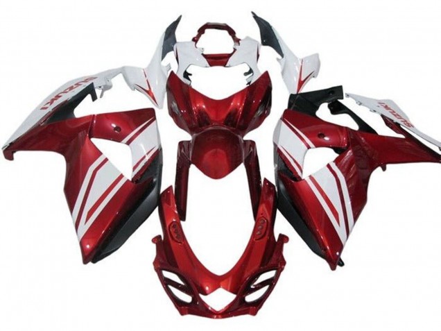 Descuento Carenados Moto Suzuki GSXR 1000 2009-2016 - Blanco Rojo