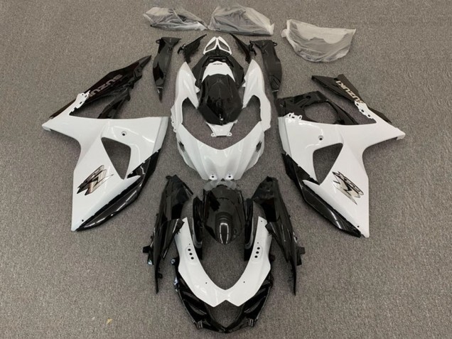 Descuento Carenado Moto Suzuki GSXR 1000 2009-2016 - Blanco Negro