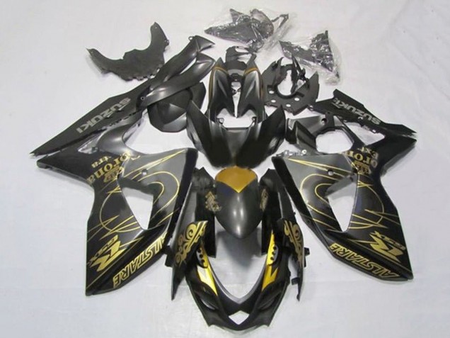 Descuento Carenados Moto Suzuki GSXR 1000 2009-2016 - Negro Oro Tribal