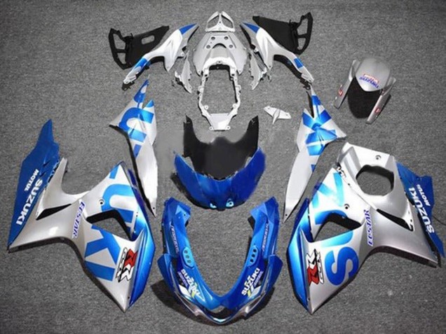 Descuento Carenados Moto Suzuki GSXR 1000 2009-2016 - Plata Azul
