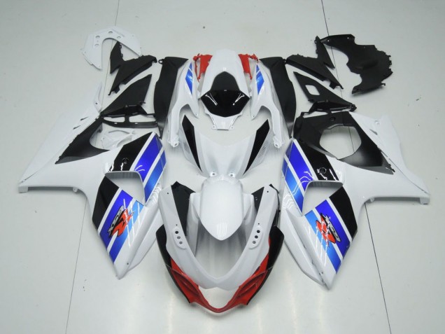 Descuento Carenados Moto Suzuki GSXR 1000 2009-2016 - Blanco Negro Azul Rojo