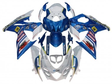 Descuento Carenados Moto Suzuki GSXR 1000 2009-2016 - Blanco Azul Rojo Amarillo