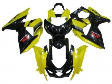Descuento Carenados Moto Suzuki GSXR 1000 2009-2016 - Amarillo Negro Rojo Gris