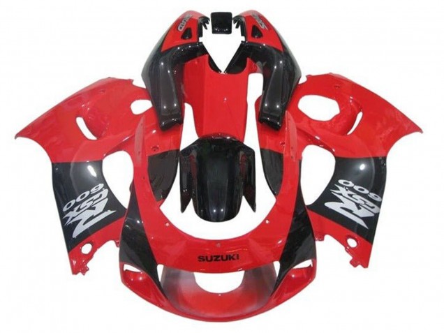 Descuento Carenados Moto Suzuki GSXR 600 / GSXR 750 1996-2000 - Rojo Negro Gris