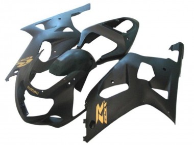 Descuento Carenados Moto Suzuki GSXR 600 / GSXR 750 2001-2003 - Negro Mate Oro