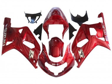 Descuento Carenados Moto Suzuki GSXR 600 / GSXR 750 2001-2003 - Rojo Chrome