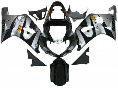 Descuento Carenados Moto Suzuki GSXR 600 / GSXR 750 2001-2003 - Plata Negro Amarillo