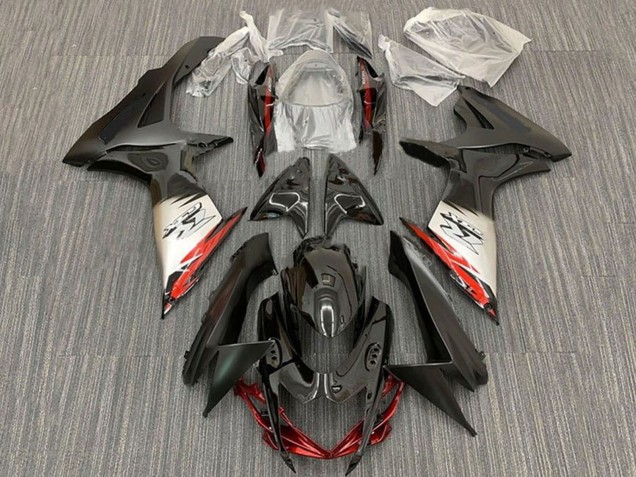 Descuento Carenados Moto Suzuki GSXR 600 / GSXR 750 2011-2024 - Negro Plata Rojo Negro Mate