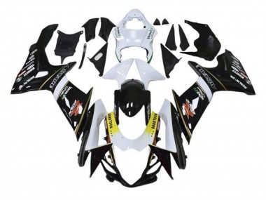 Descuento Carenados Moto Suzuki GSXR 600 / GSXR 750 2011-2024 - Blanco Amarillo Negro Alstare Dark Dog