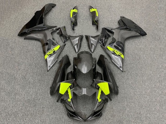 Descuento Carenados Moto Suzuki GSXR 600 / GSXR 750 2011-2024 - Gris Negro Neon Amarillo