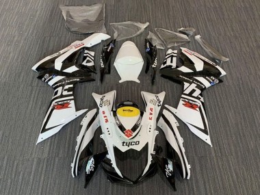 Descuento Carenados Moto Suzuki GSXR 600 / GSXR 750 2011-2024 - Blanco Negro Amarillo Rojo Tyco