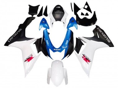 Descuento Carenados Moto Suzuki GSXR 600 / GSXR 750 2011-2024 - Blanco Azul Negro Rosa