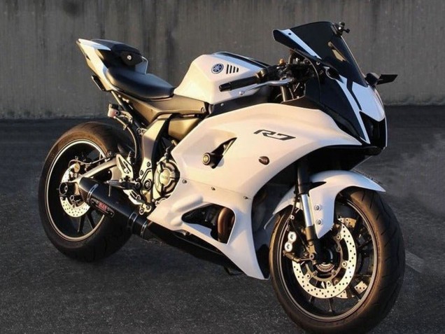 Descuento Carenados Moto Yamaha YZF R7 2021-2024 - Blanco Negro