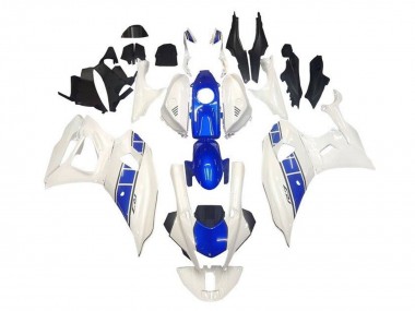 Descuento Carenados Moto Yamaha YZF R7 2021-2024 - Blanco Azul Raya