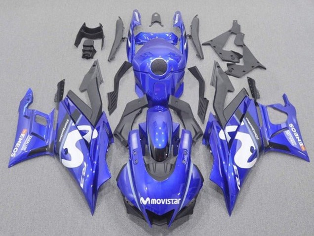 Descuento Carenados Moto Yamaha YZF R3/R25 2019-2021 - Azul Blanco Negro MoviStar