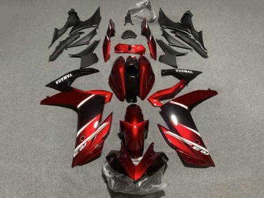 Descuento Carenados Moto Yamaha YZF R3/R25 2022-2024 - Rojo Blanco Negro Brillante