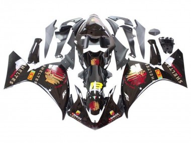Descuento Carenados Moto Yamaha YZF 1000 R1 2009-2011 - Negro Brillante Rojo Amarillo Sheltes