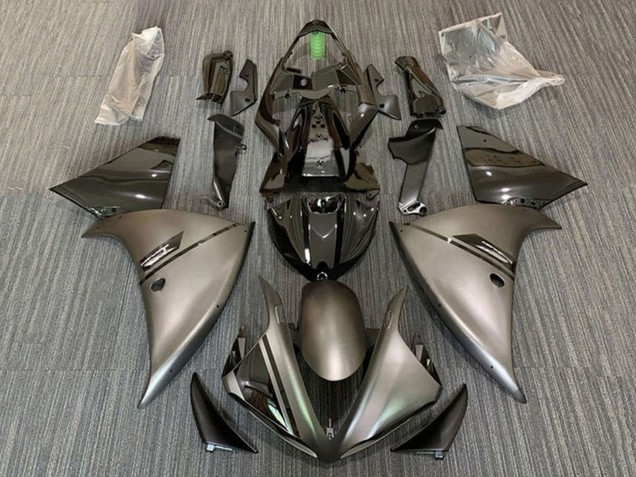 Descuento Carenados Moto Yamaha YZF 1000 R1 2009-2011 - Negro Brillante Gris Mate