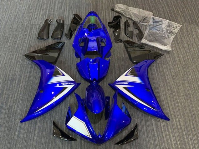 Descuento Carenados Moto Yamaha YZF 1000 R1 2009-2011 - Azul Blanco Negro