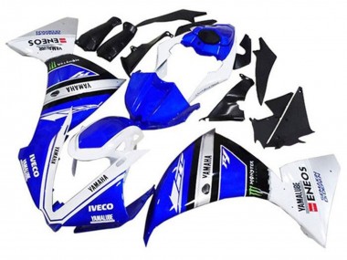 Descuento Carenados Moto Yamaha YZF 1000 R1 2009-2011 - Blanco Azul Negro Verde Monstruo IVECO Yamalube ENEOS